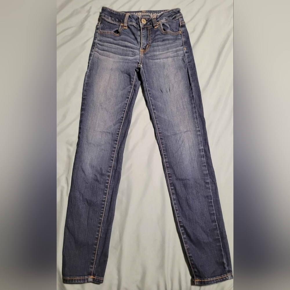 American Eagle Outfitters Dark Blue Women's Jeans